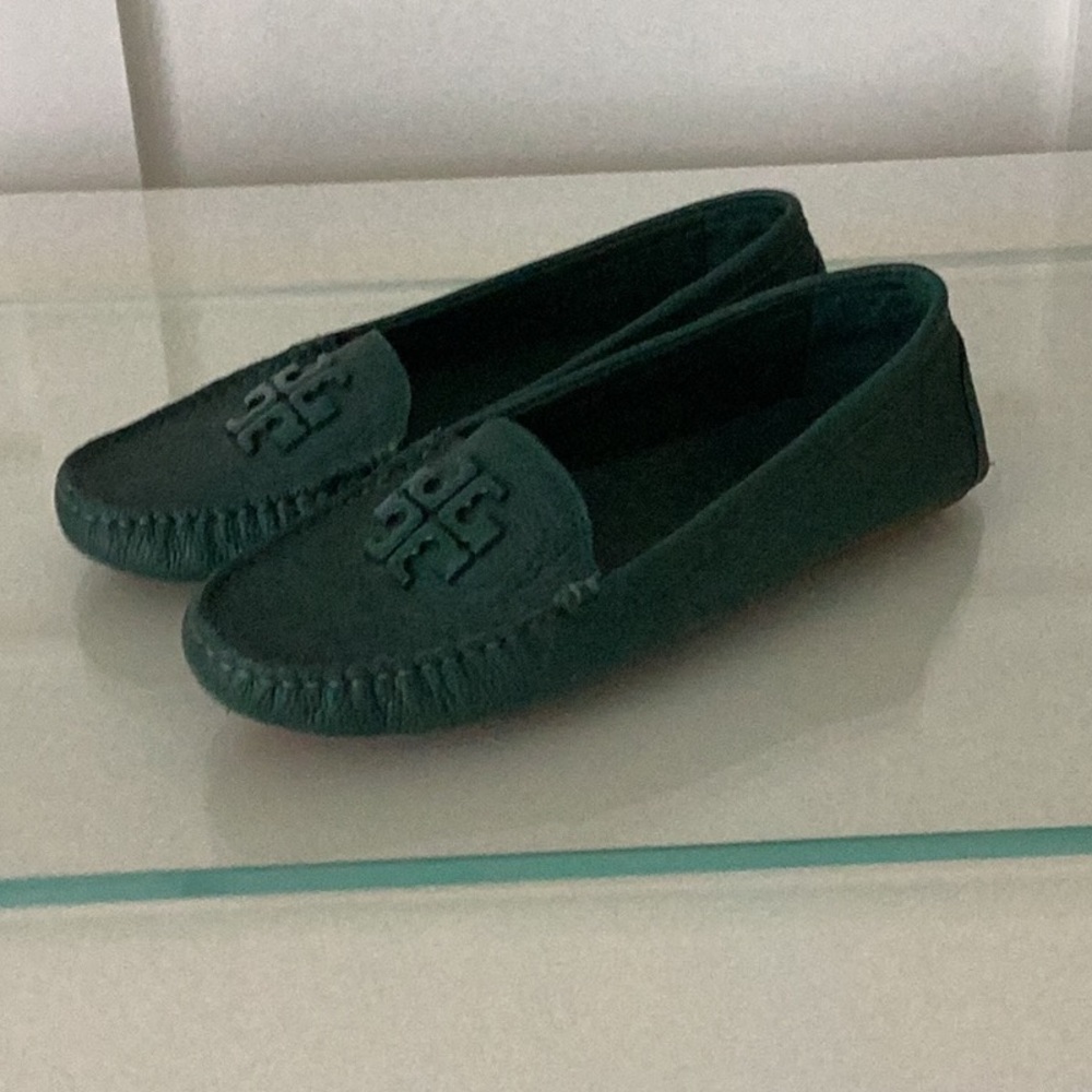Tory Burch Green Loafers